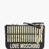LOVE LEATHER BAGUETTE BAG WITH CHAIN SHOULDER STRAP