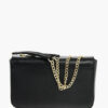 LOVE LEATHER BAGUETTE BAG WITH CHAIN SHOULDER STRAP - Imagen 3