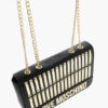 LOVE LEATHER BAGUETTE BAG WITH CHAIN SHOULDER STRAP - Imagen 5